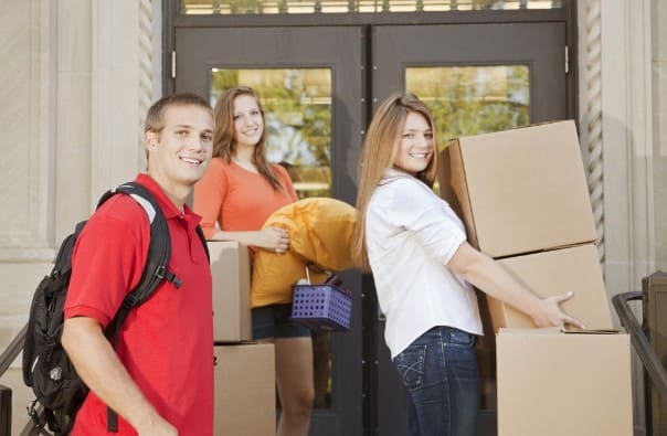 Una casa ristrutturata e affittata a studenti.